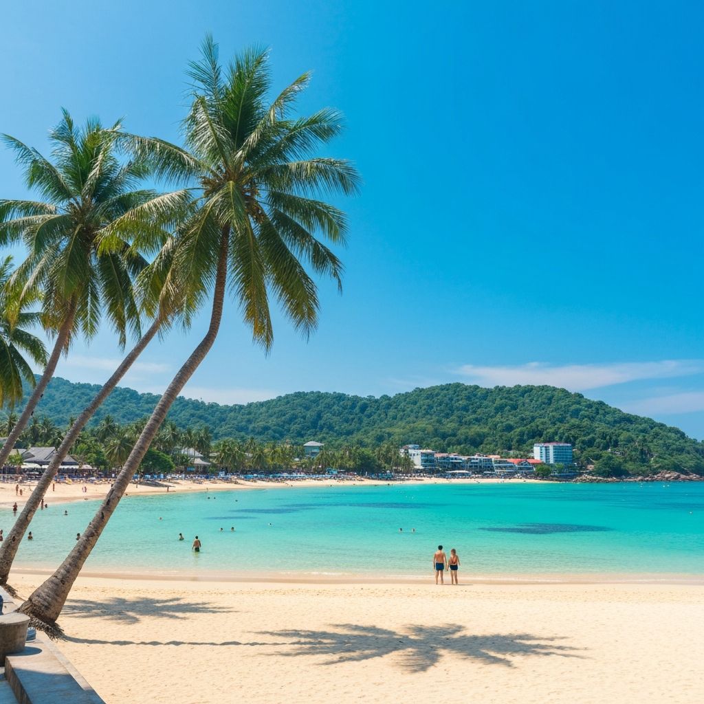 Patong Beach, Phuket — turquoise waters and white sand